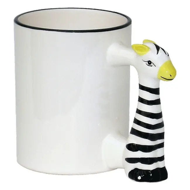 Чашка 'Animal' 400 мл Белый Желтый Черный 8997-01