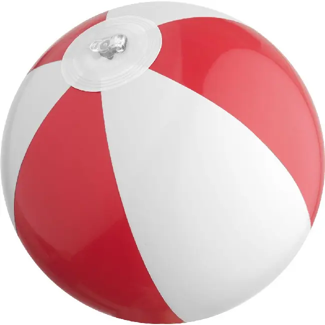 Маленький пляжний м'яч діаметром 14 см Красный Белый 5322-01
