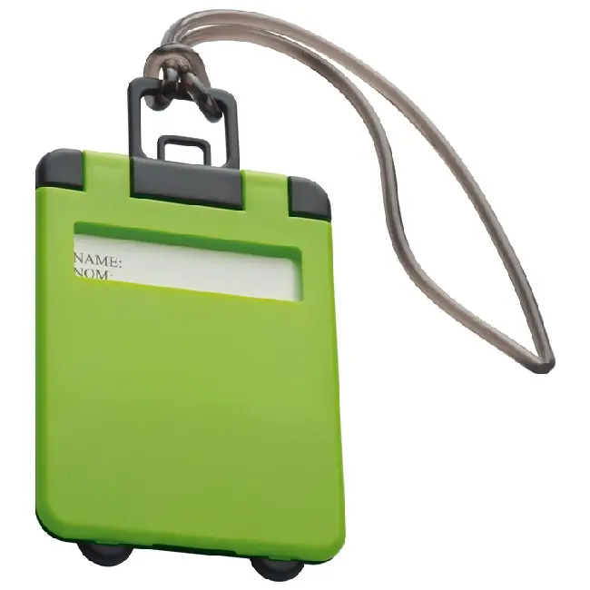 Бирка для багажу Серый Зеленый 4957-07