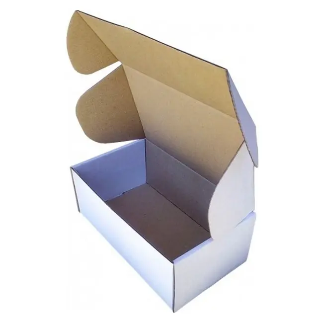 Коробка картонная Самосборная 210х120х80 мм белая Белый 10146-01