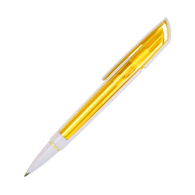 Ручка пластикова Желтый Белый 7228-05