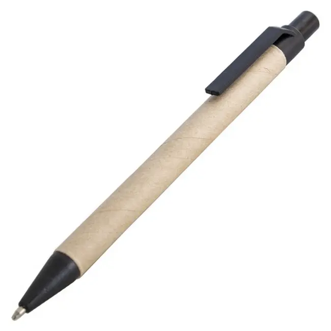 Ручка ЕКО кулькова паперова Черный 14735-05