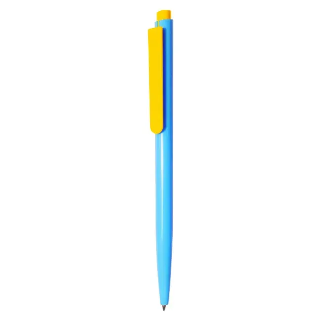 Ручка 'Uson' пластиковая Голубой Желтый 7006-17