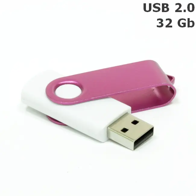 Флешка 'Twister' 32 Gb USB 2.0 Розовый Белый 8692-04