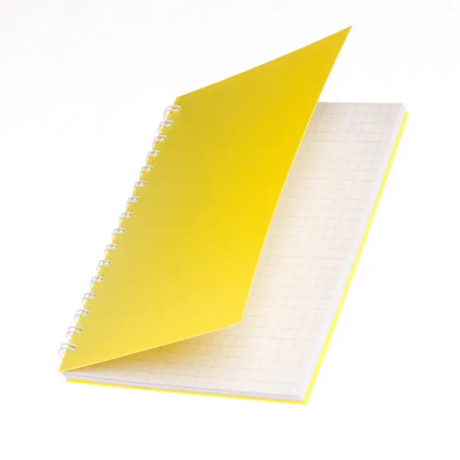 Блокнот А6 с пластиковой обложкой желтый 50 листов