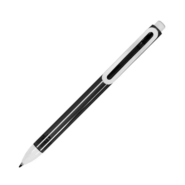 Ручка пластикова Белый Черный 7283-01