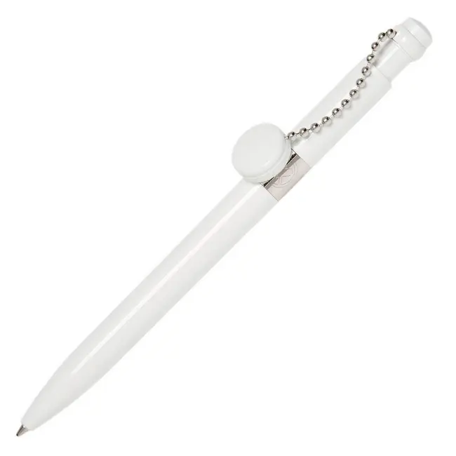 Ручка пластиковая 'Pin Pen' Серебристый Белый 13040-01