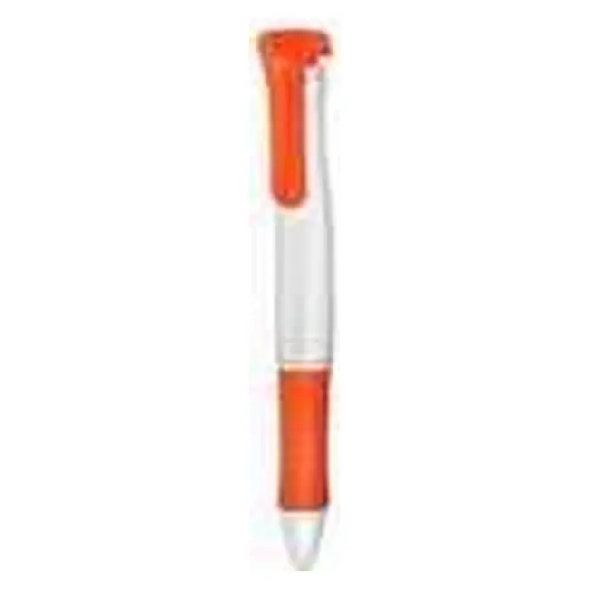 Ручка пластиковая Серебристый Красный 3860-01