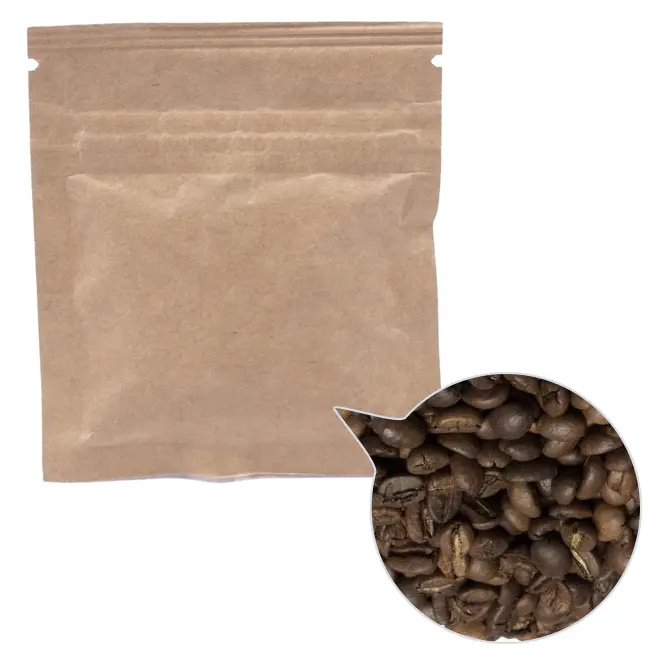 Кава зерно '100% Арабіка Бурунді' С70х80 крафт 7г Коричневый 13816-06
