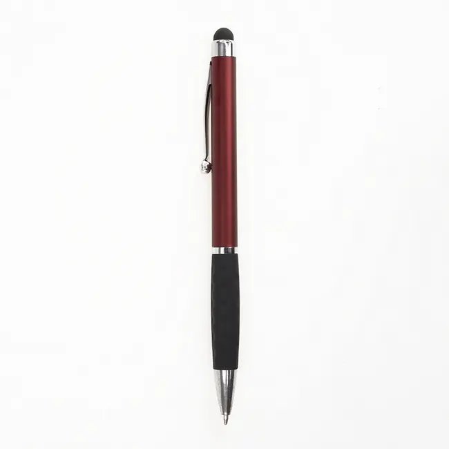 Ручка шариковая Серебристый Бордовый Черный 12170-02