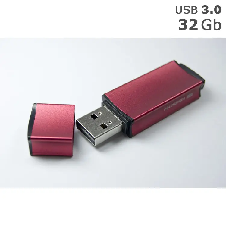 Флешка 'GoodRAM' 'EDGE' под логотип 32 Gb USB 3.0 красная Бордовый 5266-05