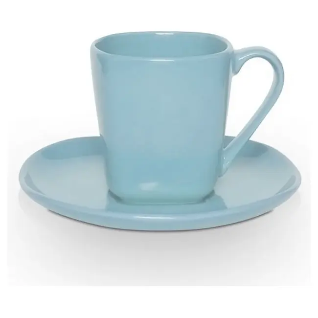Чашка керамическая Etna S с блюдцем 180 мл Голубой 1753-08