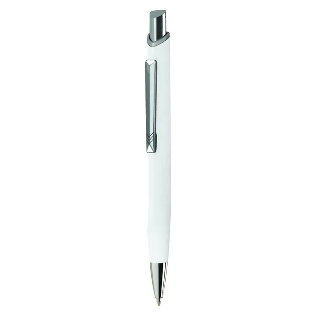 Ручка металева 'VIVA PENS' 'KOBI LUX' Серебристый Белый 8629-09
