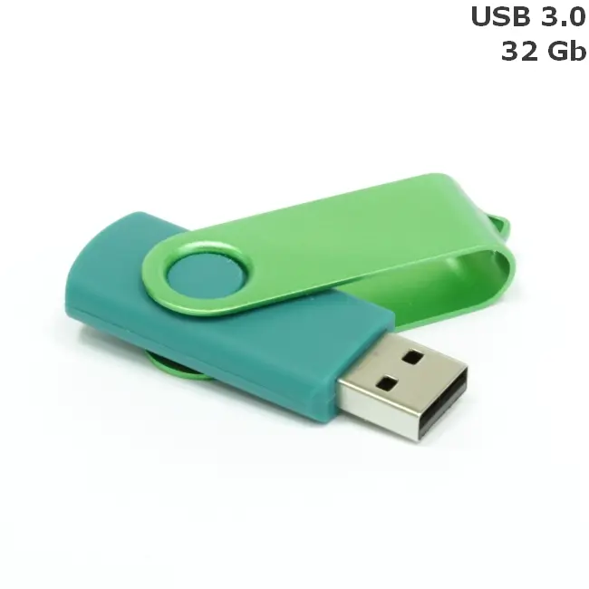 Флешка 'Twister' 32 Gb USB 3.0 Зеленый 15258-66