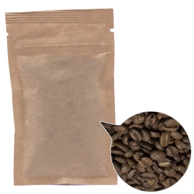Кава зерно '100% Арабіка Ефіопія' С70х120 крафт 17г Коричневый 13815-05