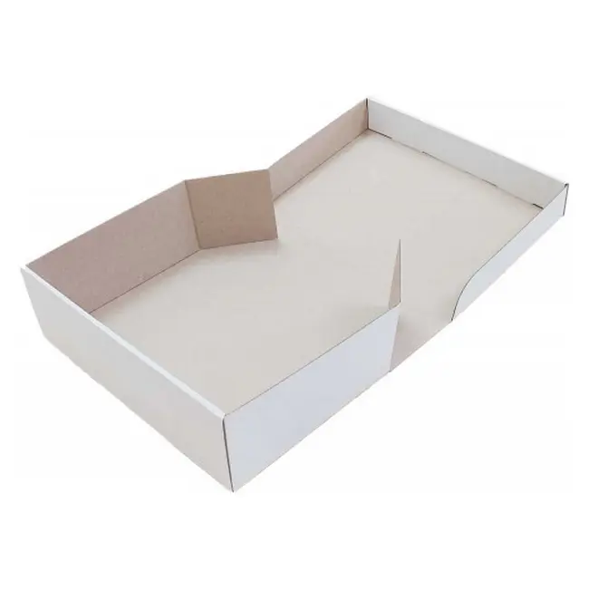 Коробка картонна Самозбірна 250х170х80 мм біла Белый 13919-01