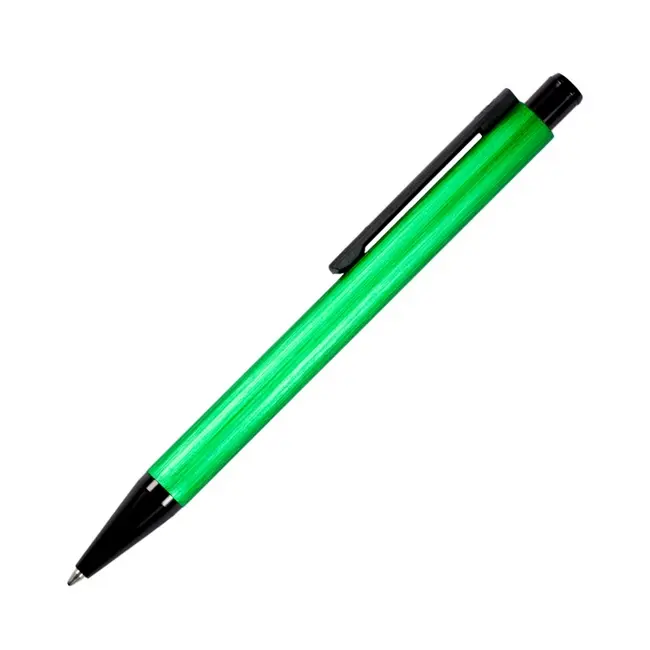 Ручка металева Черный Зеленый 7205-05