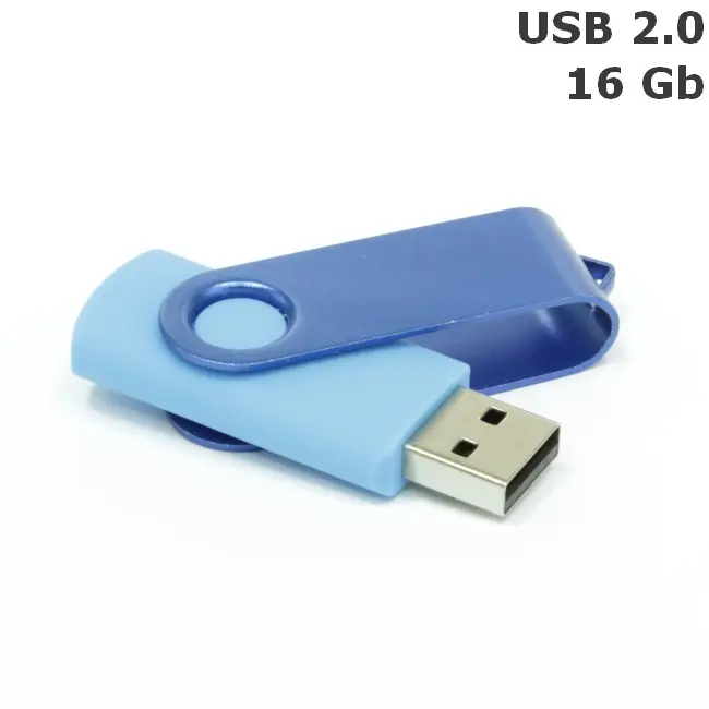 Флешка 'Twister' 16 Gb USB 2.0 Голубой Синий 3675-65