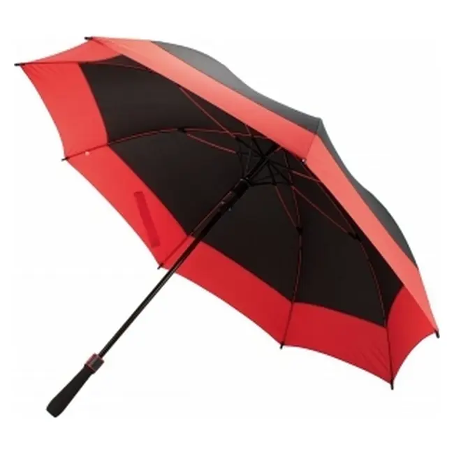 Зонт трость Черный Красный 12619-01
