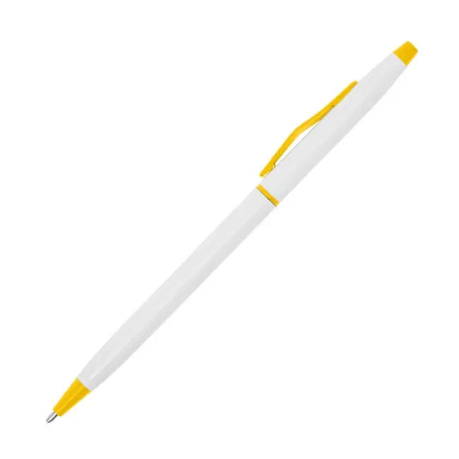 Ручка металлическая Белый Желтый 7315-05