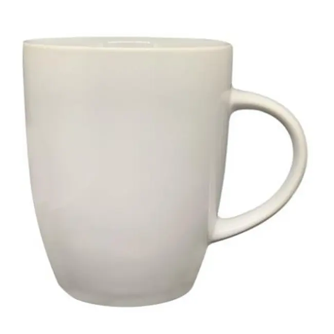 Чашка керамічна глянцева 330мл Белый 14077-01