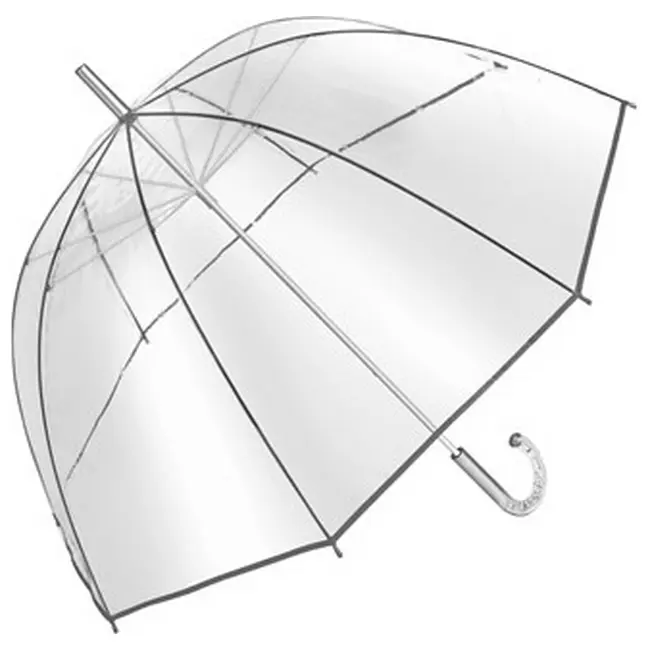 Зонт трость Прозрачный 5889-01