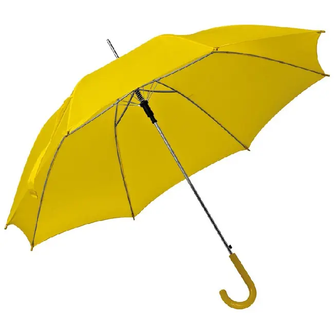 Зонт трость автомат желтый