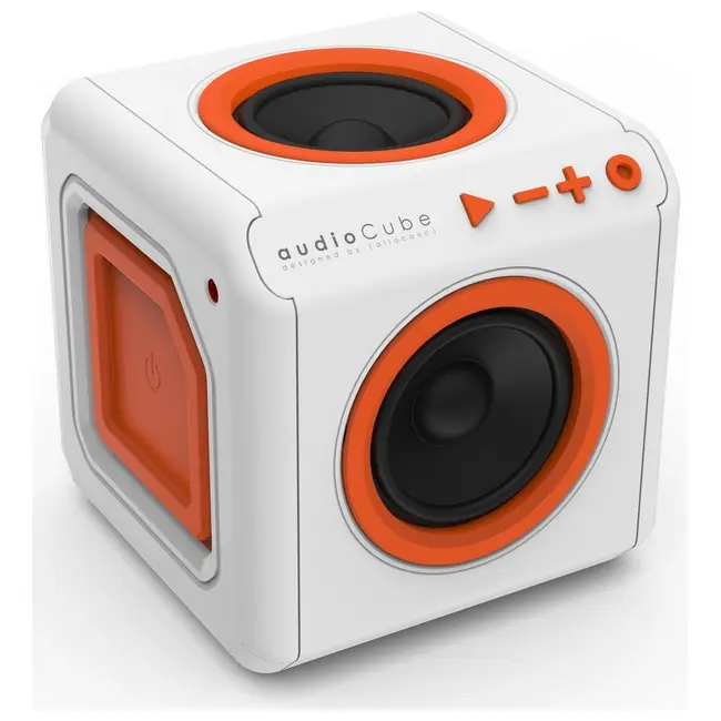 Колонки audioCube Portable EU Оранжевый Черный Белый 1559-01