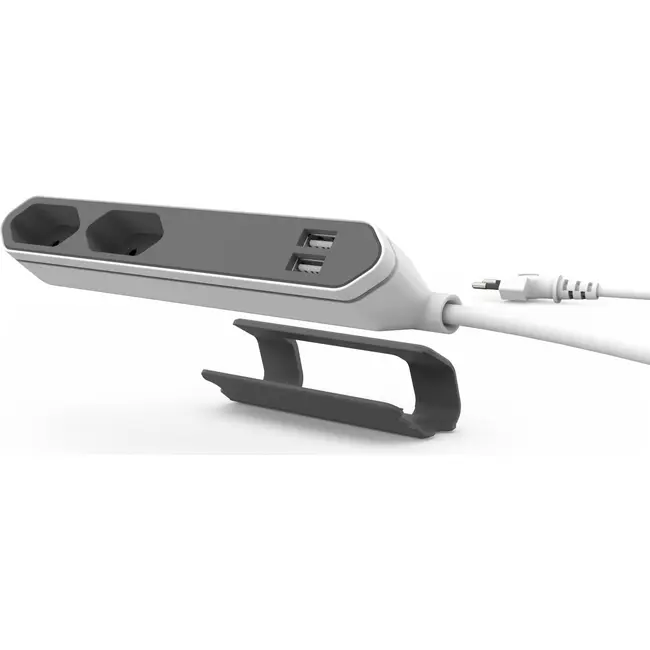 Зарядний пристрій PowerBar USB EU Белый Красный 1549-01