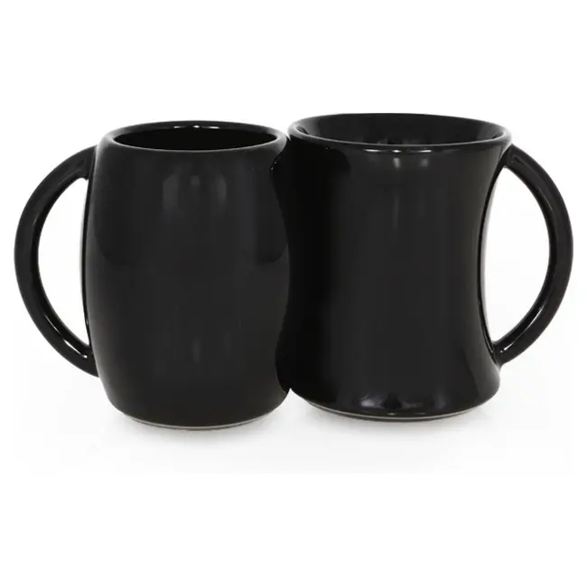 Набір з двох чашок El Paso керамічний 190 / 270 мл Черный 1747-05