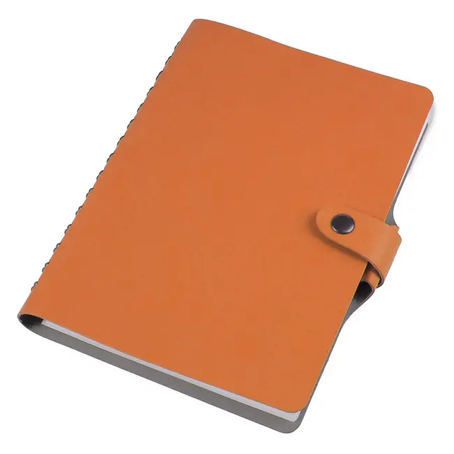 Блокнот А5 'Twiddle' Vivella морковный - cерый 140 листов Оранжевый Серый 30054-06