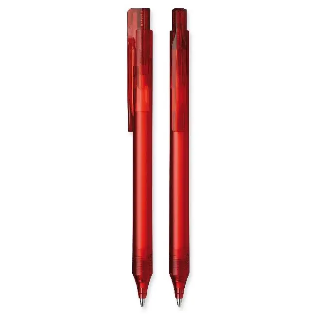 Ручка шариковая Schneider Essential прозрачная красная