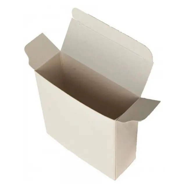 Коробка картонна Самозбірна 80х28х77 мм біла Белый 13824-01