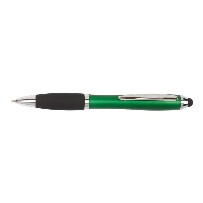 Ручка стилус пластикова Зеленый Черный Серебристый 2789-03