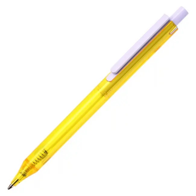 Ручка пластикова New York Желтый Белый 6871-02