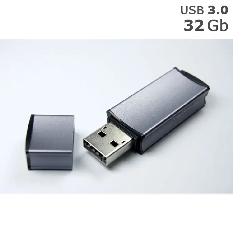 Флешка 'GoodRAM' 'EDGE' под логотип 32 Gb USB 3.0 кобальтовая Серый 5266-09