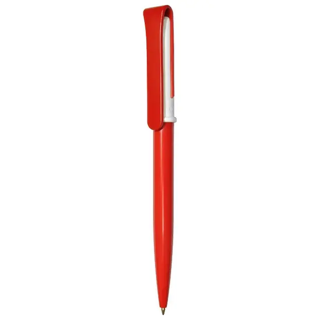 Ручка Uson пластикова з поворотним механізмом Белый Красный 3911-20
