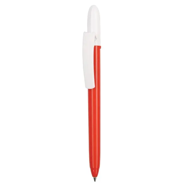 Ручка пластиковая Белый Красный 5606-04