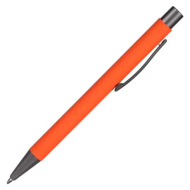 Ручка металева Серый Оранжевый 12430-06
