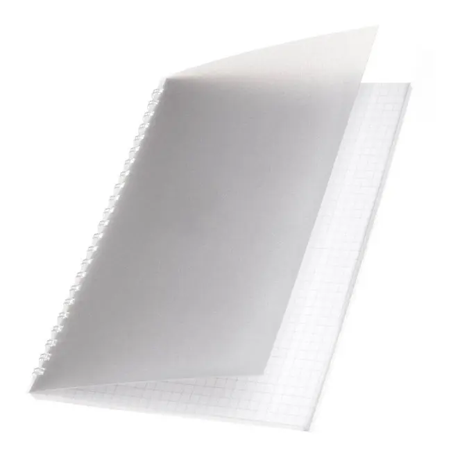 Блокнот А5 з пластиковою обкладинкою сірий 50 арк Серый 10104-06