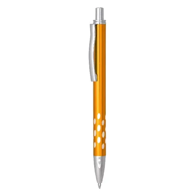 Ручка металлическая Серебристый Оранжевый 4872-07