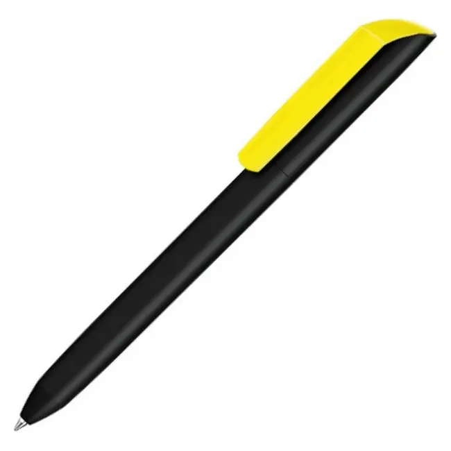 Ручка пластикова soft-touch 'UMA' 'VANE F GUM' Желтый 14732-03